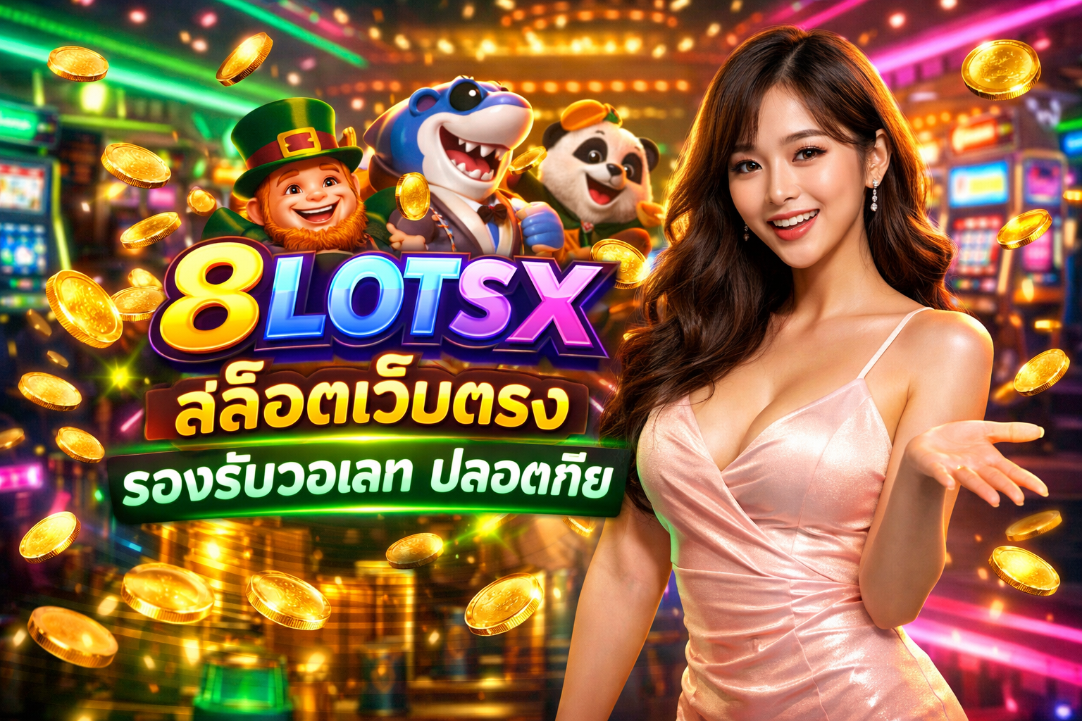 8LOTSX สล็อตเว็บตรง รองรับวอเลท ฝาก-ถอน ปลอดภัย