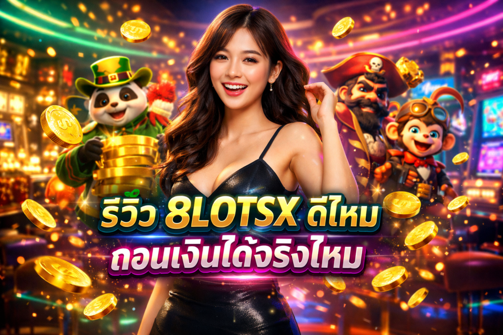 รีวิว 8LOTSX ดีไหม เว็บสล็อตถอนเงินได้จริง