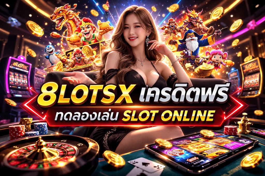 8LOTSX เครดิตฟรี ทดลองเล่น Slot Online