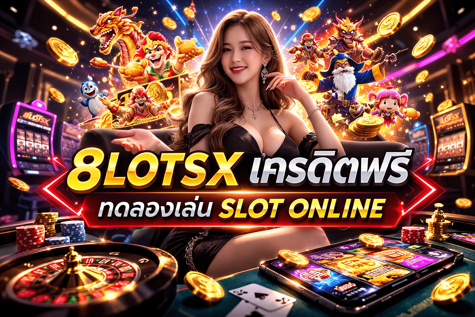 8LOTSX เครดิตฟรี ทดลองเล่น Slot Online